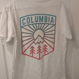 2 mens size medium COLUMBIA tshirts